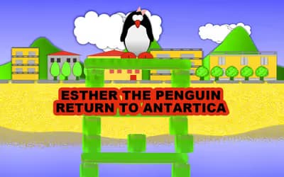 Esther the Penguin - Return to Antartica logo