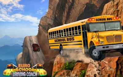 Euro School Driving Coach 3D logo