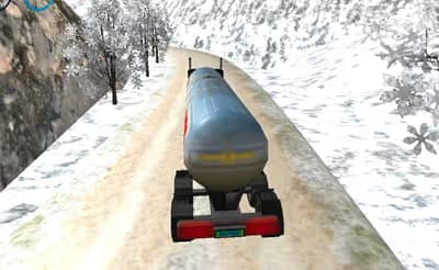 Extreme Winter Oil Tanker Truck Drive logo