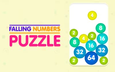 Falling Numbers - 2048 puzzle logo