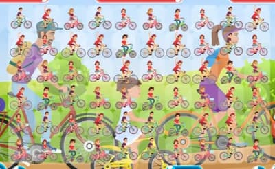 Family Bike Ride In Park Match 3 logo