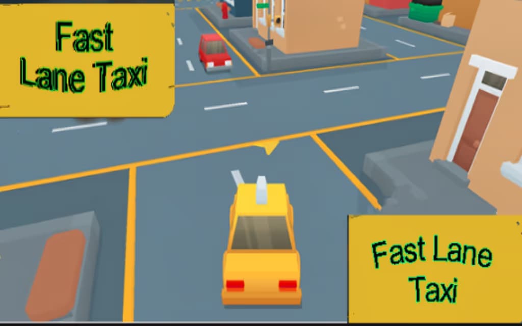 Fast Lane Taxi logo