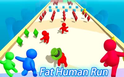Fat Human Run logo