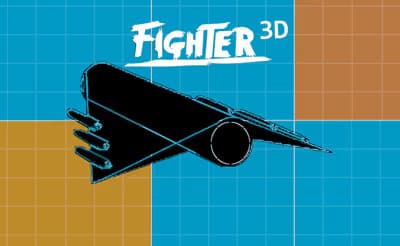 Fighter 3D logo