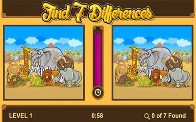Find 7 Differences Game logo