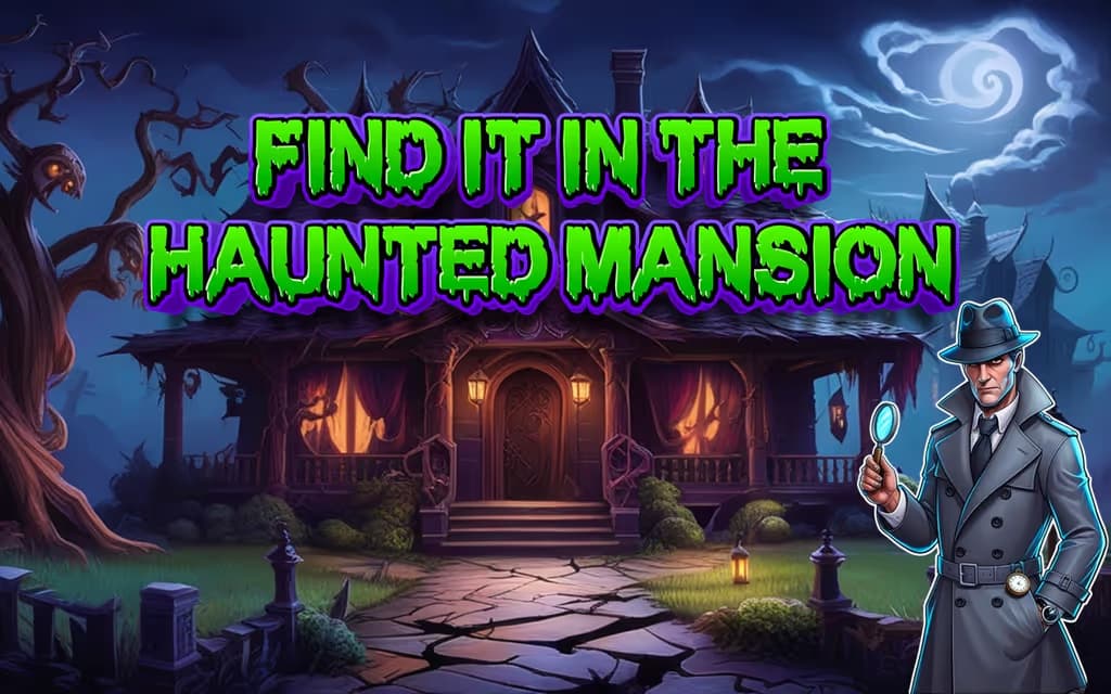 Find It In The Haunted Mansion logo