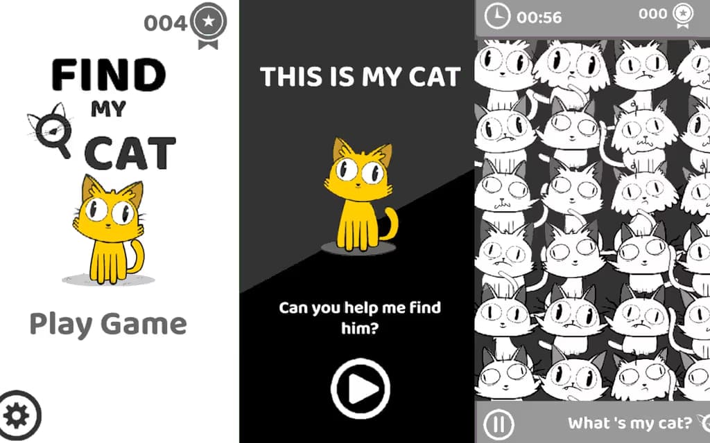 Find my cat logo
