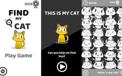 Find my cat logo
