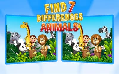 Find Seven Differences Animals logo
