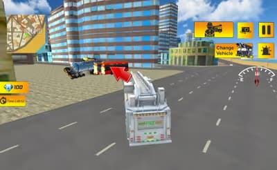 Fire City Truck Rescue Driving Simulator logo