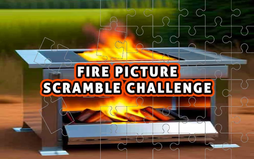 Fire Picture Scramble Challenge logo