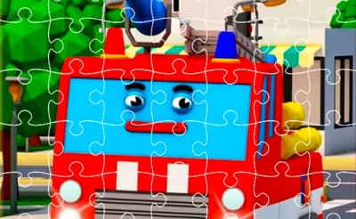 Fire Truck Jigsaw logo
