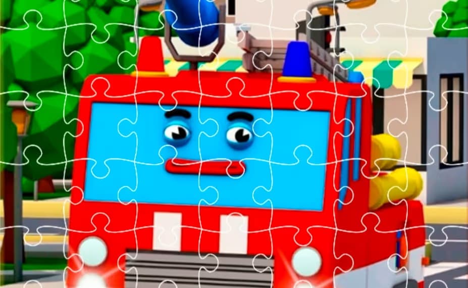 Fire Truck Jigsaw logo
