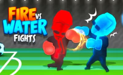 Fire vs Water Fights logo