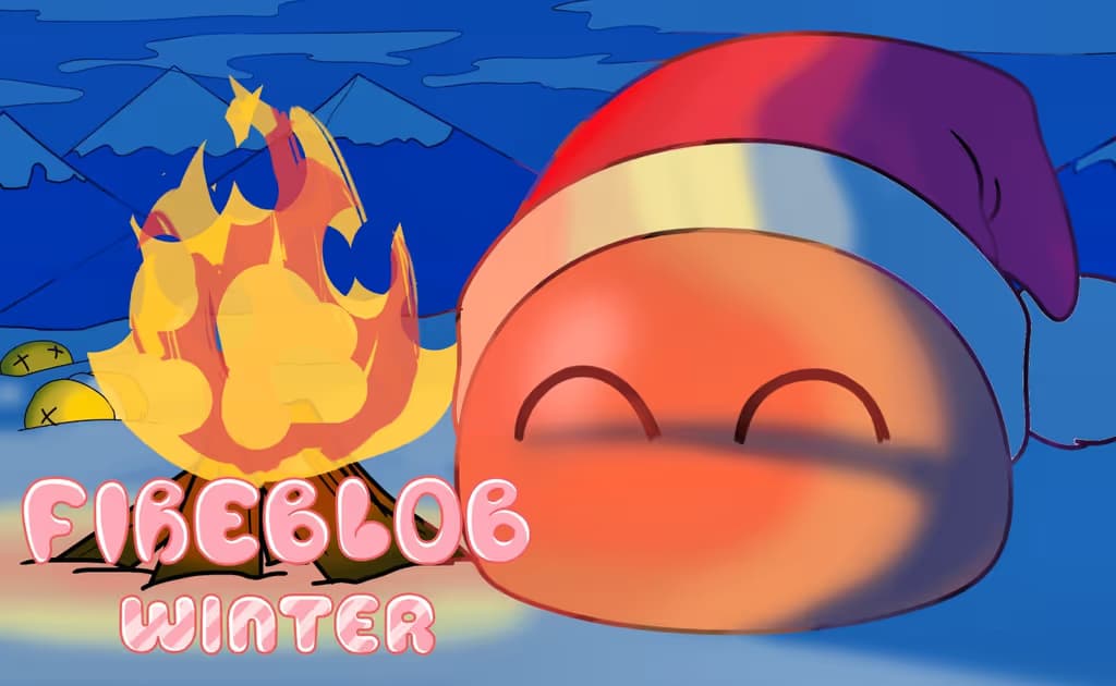 FireBlob Winter logo