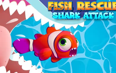 Fish Rescue Go - Shark Attack logo