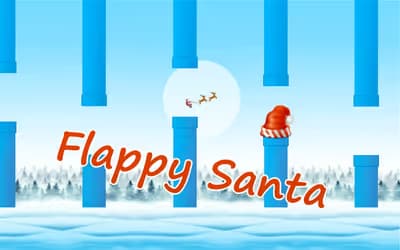 Flappy Santa Game logo
