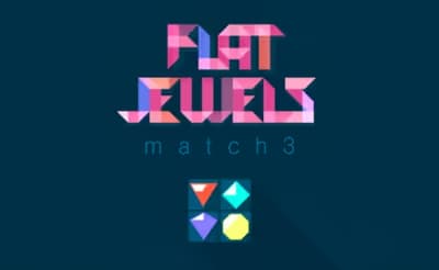 Flat Jewels Match 3 logo
