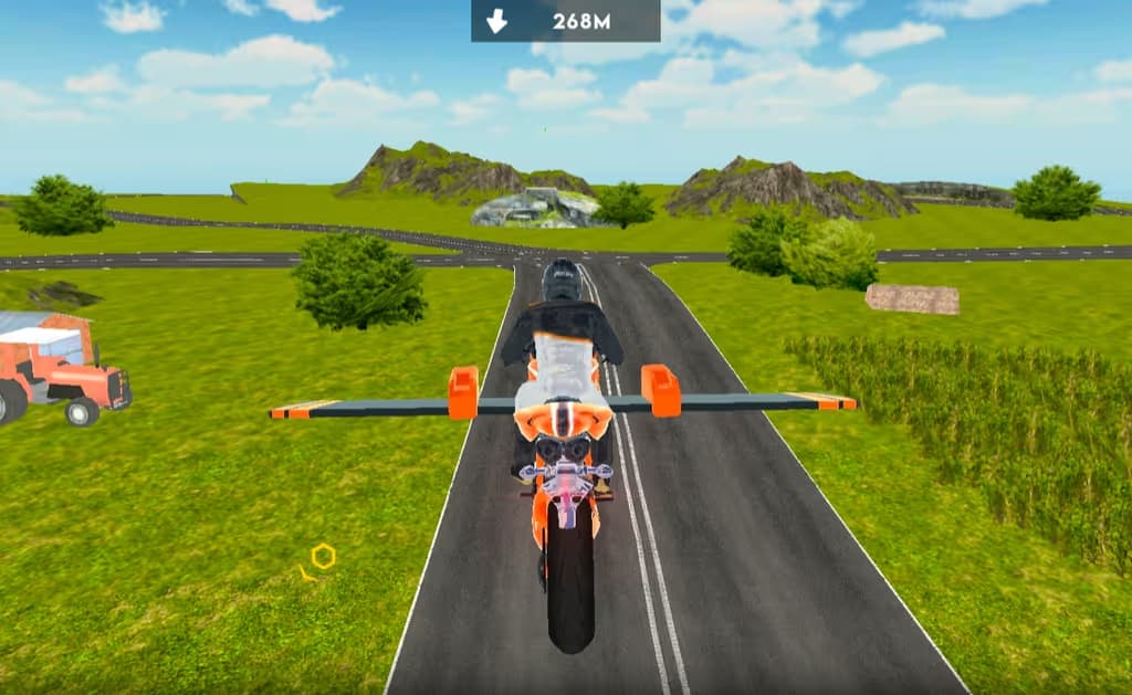 Flying Motorbike Driving Simulator logo