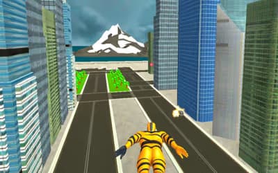 Flying Superhero Revenge Grand City Captain logo