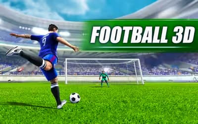 Football 3D logo