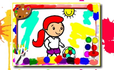 Football Coloring Book logo