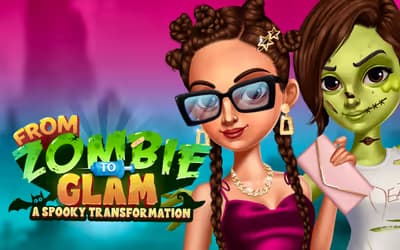 From Zombie to Glam a Spooky Transformation logo