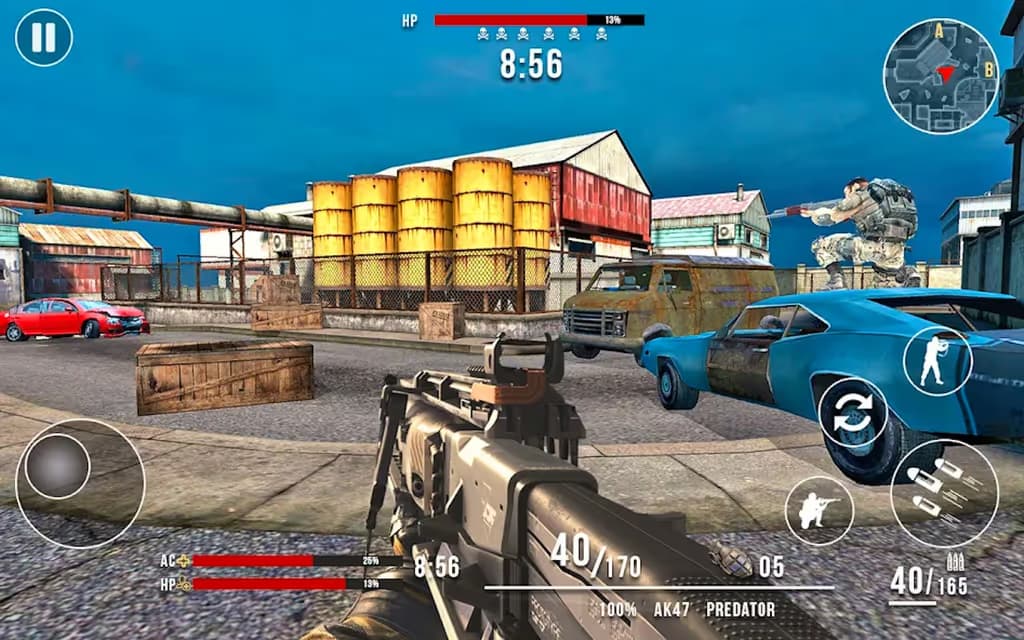 Frontline Assault: Battleground Fire Max Shooting logo