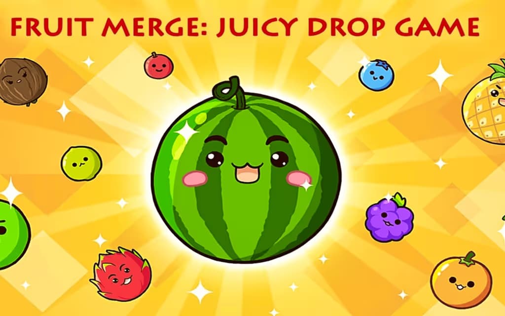 Fruit Merge - Juicy Drop Game logo