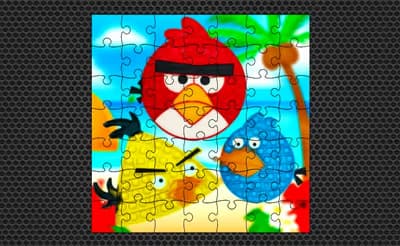 Funny Birds Pop It Jigsaw logo