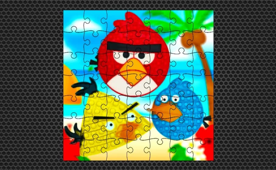 Funny Birds Pop It Jigsaw logo