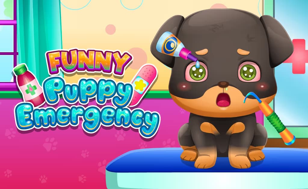 Funny Puppy Emergency logo