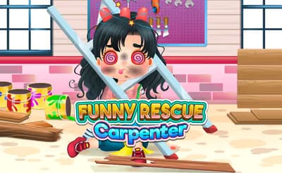 Funny Rescue Carpenter logo