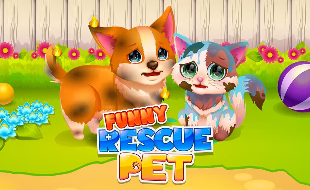 Funny Rescue Pet logo