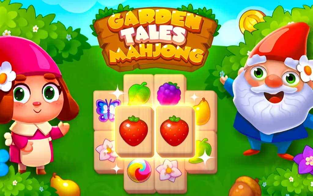 Garden Tales Mahjong logo
