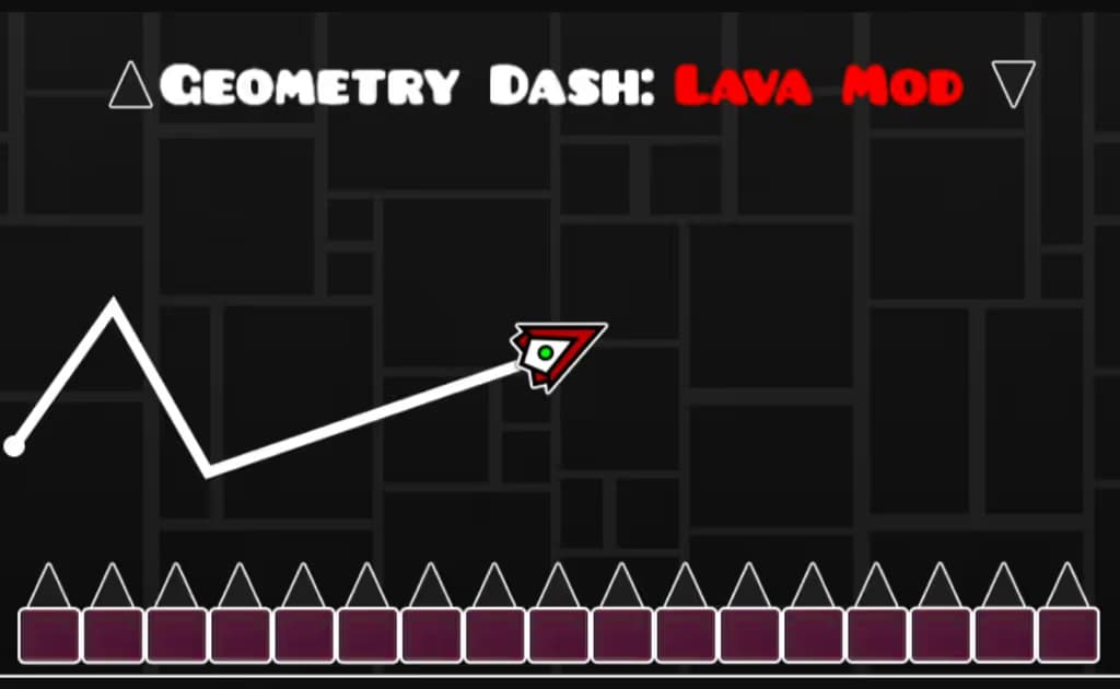 Geometry Dash: Lava Mode logo