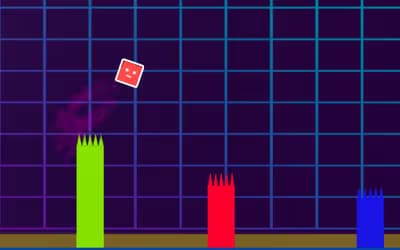 Geometry Dash Neon Rush logo