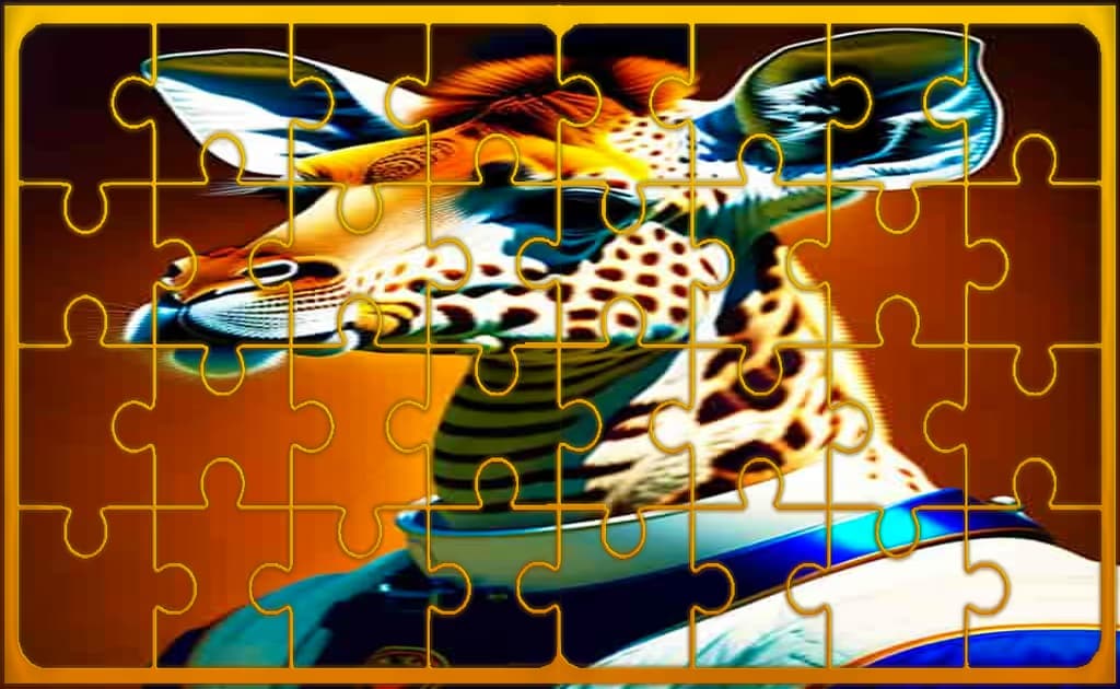 Giraffe Jigsaw Image Challenge logo