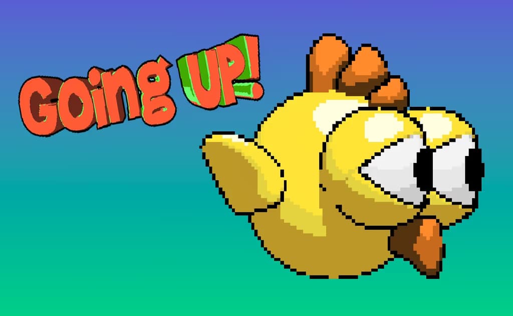 Going up logo