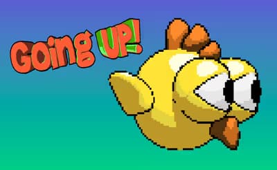 Going up logo