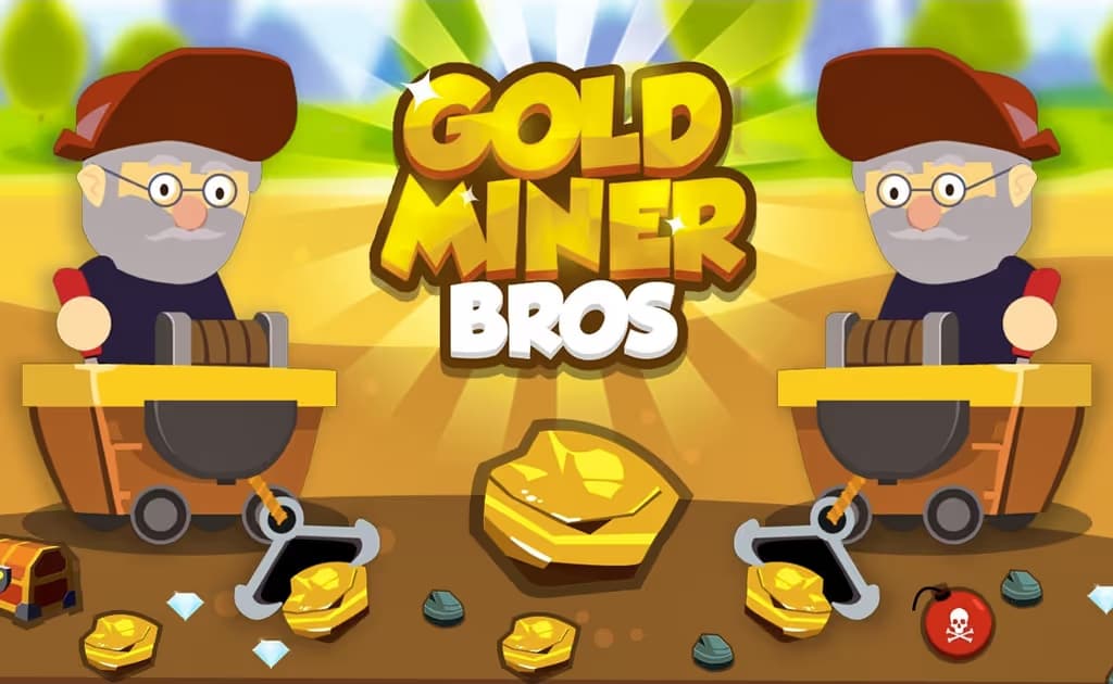 Gold Miner Bros logo