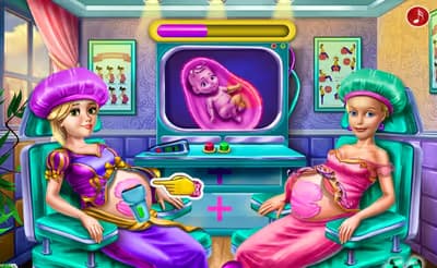 Goldie Princesses Pregnant Check up logo