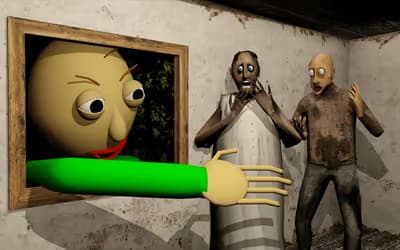 Granny vs Baldi and Grandpa Horror logo