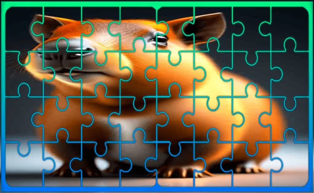 Guinea Pig Jigsaw Block Puzzle logo