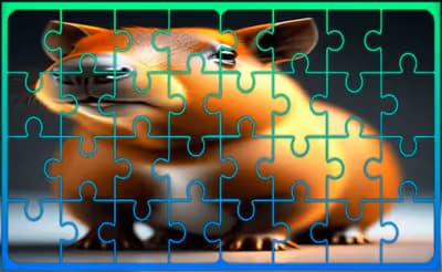 Guinea Pig Jigsaw Block Puzzle logo