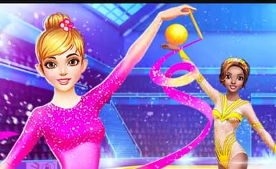 Gymnastics Girls Dress Up Game logo