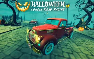 Halloween Lonely Road Racing logo
