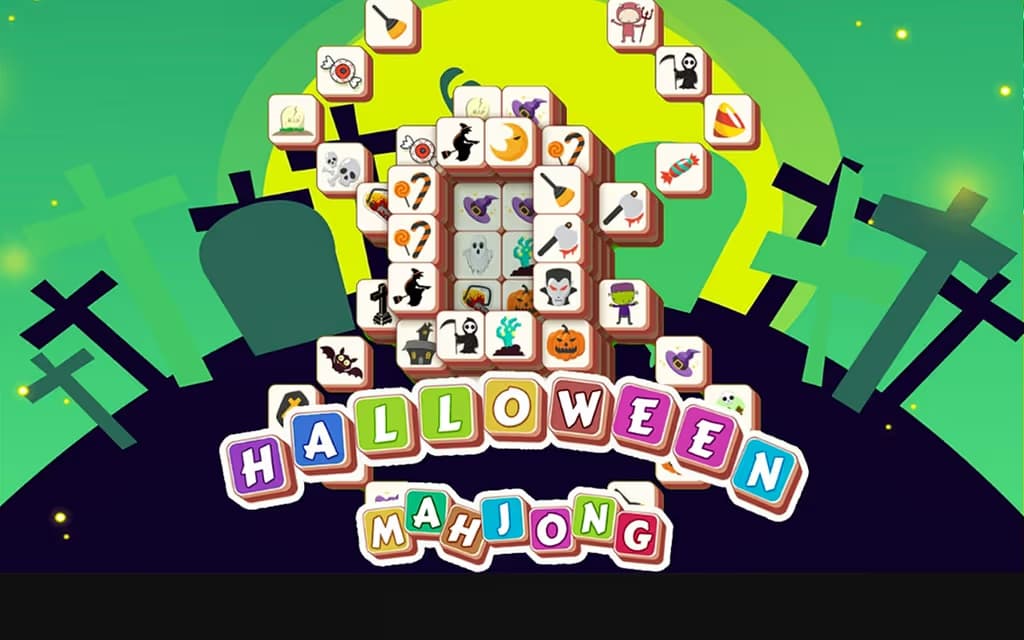 Halloween Mahjong Tiles logo