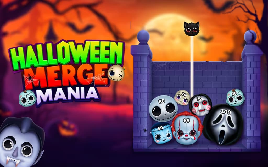 Halloween Merge Mania logo