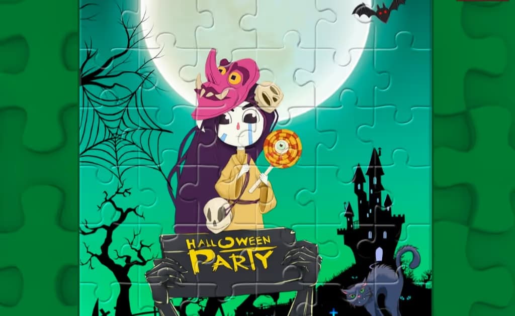 Halloween Party 2021 Puzzle logo